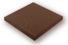 Плитка тротуарная “Квадрат” коричневая на белом цементе